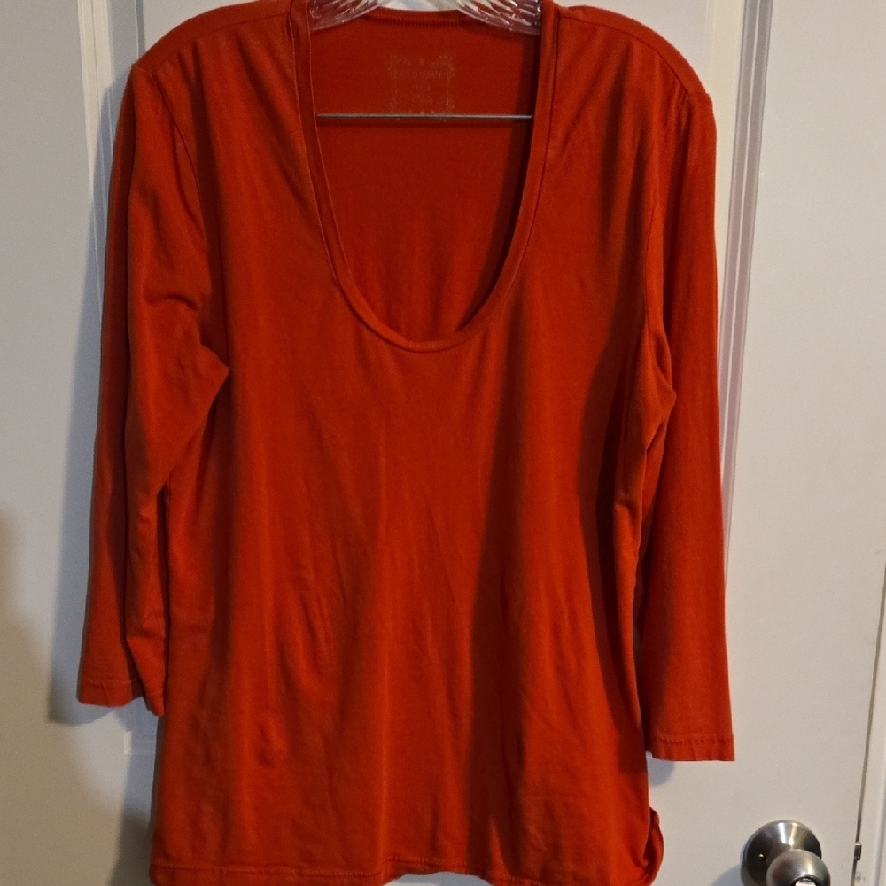 Old Navy Women's Long Sleeve Orange Top
